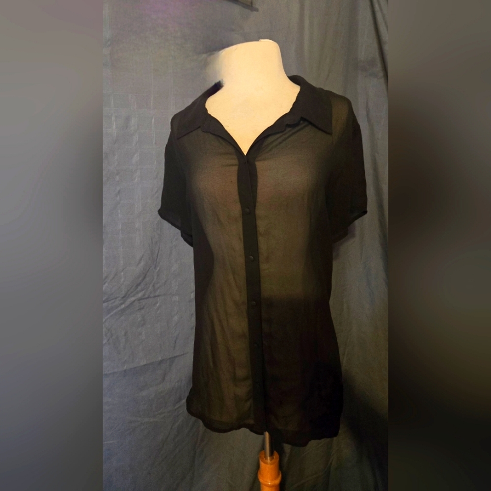 Sheer Button Up - image 1
